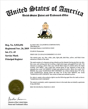 Hnited State of America certificate image